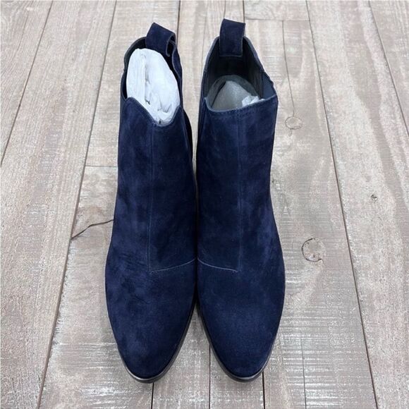 Rag & Bone Walker Boots In Navy Suede - Picture 4 of 5